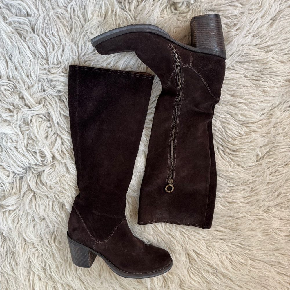 Fiorentini + Baker Tall Brown Suede Boot
